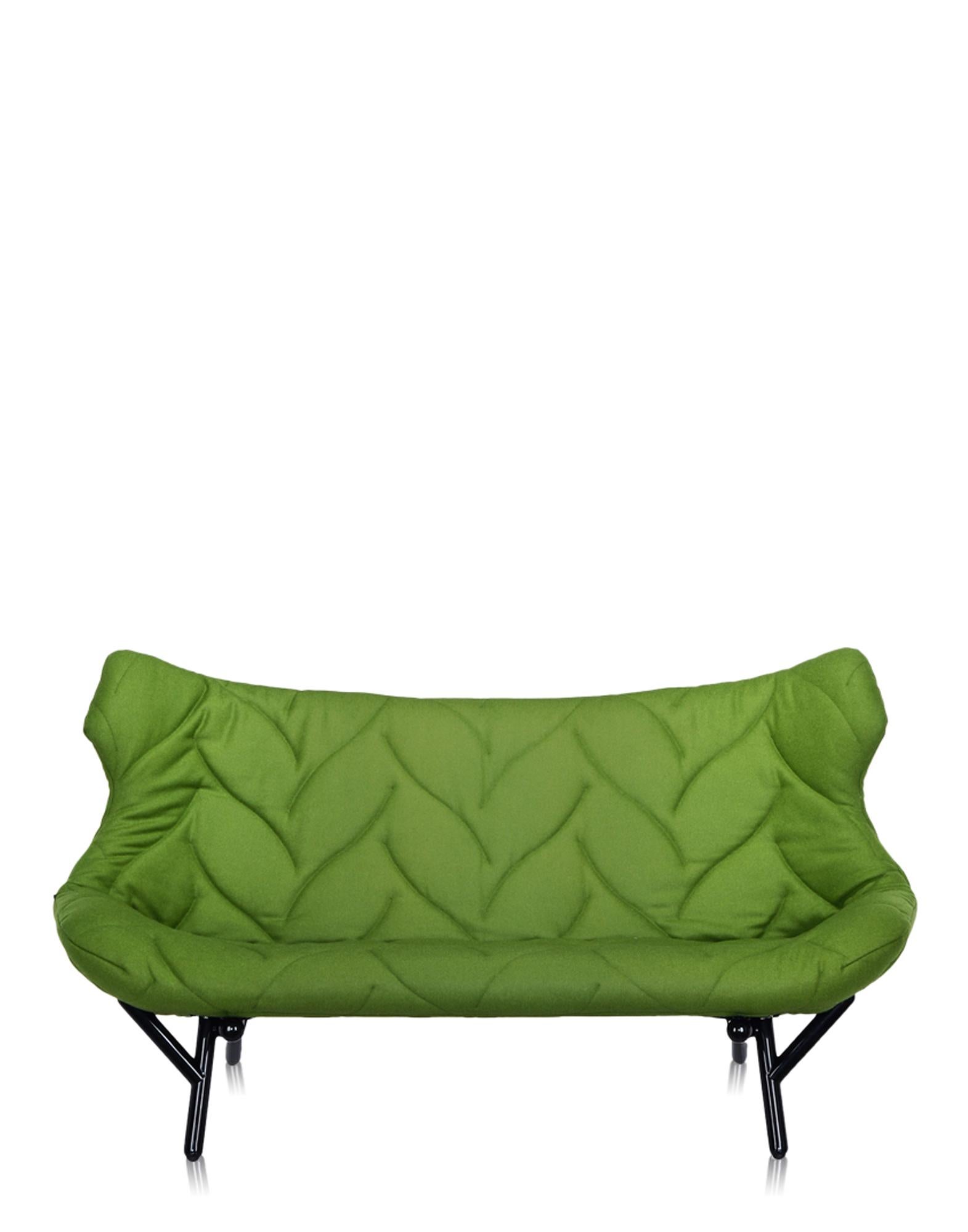 Kartell Foliage Sofa Trevira Green by Patricia Urquiola  In New Condition For Sale In Brooklyn, NY