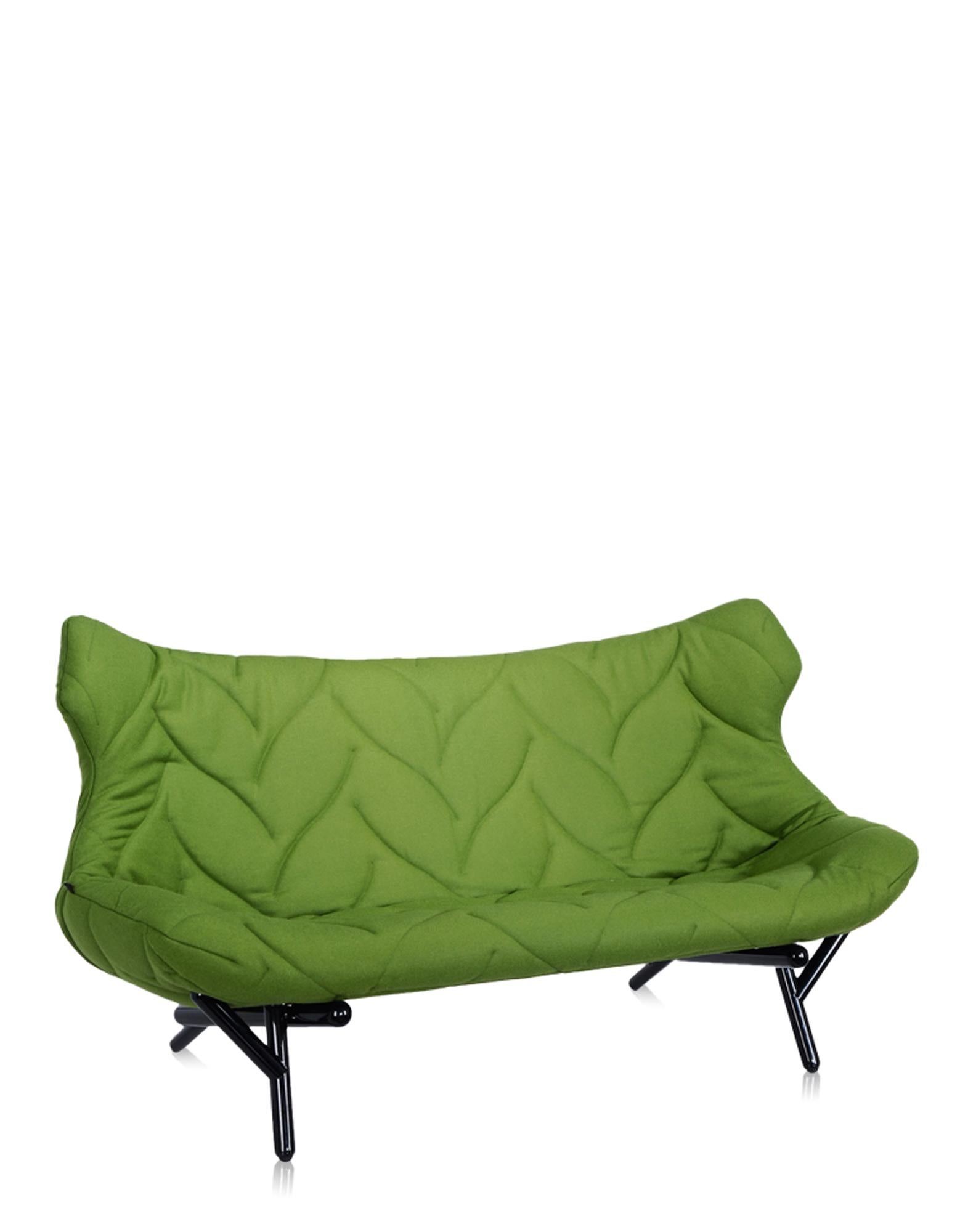 Contemporary Kartell Foliage Sofa Trevira Green by Patricia Urquiola  For Sale