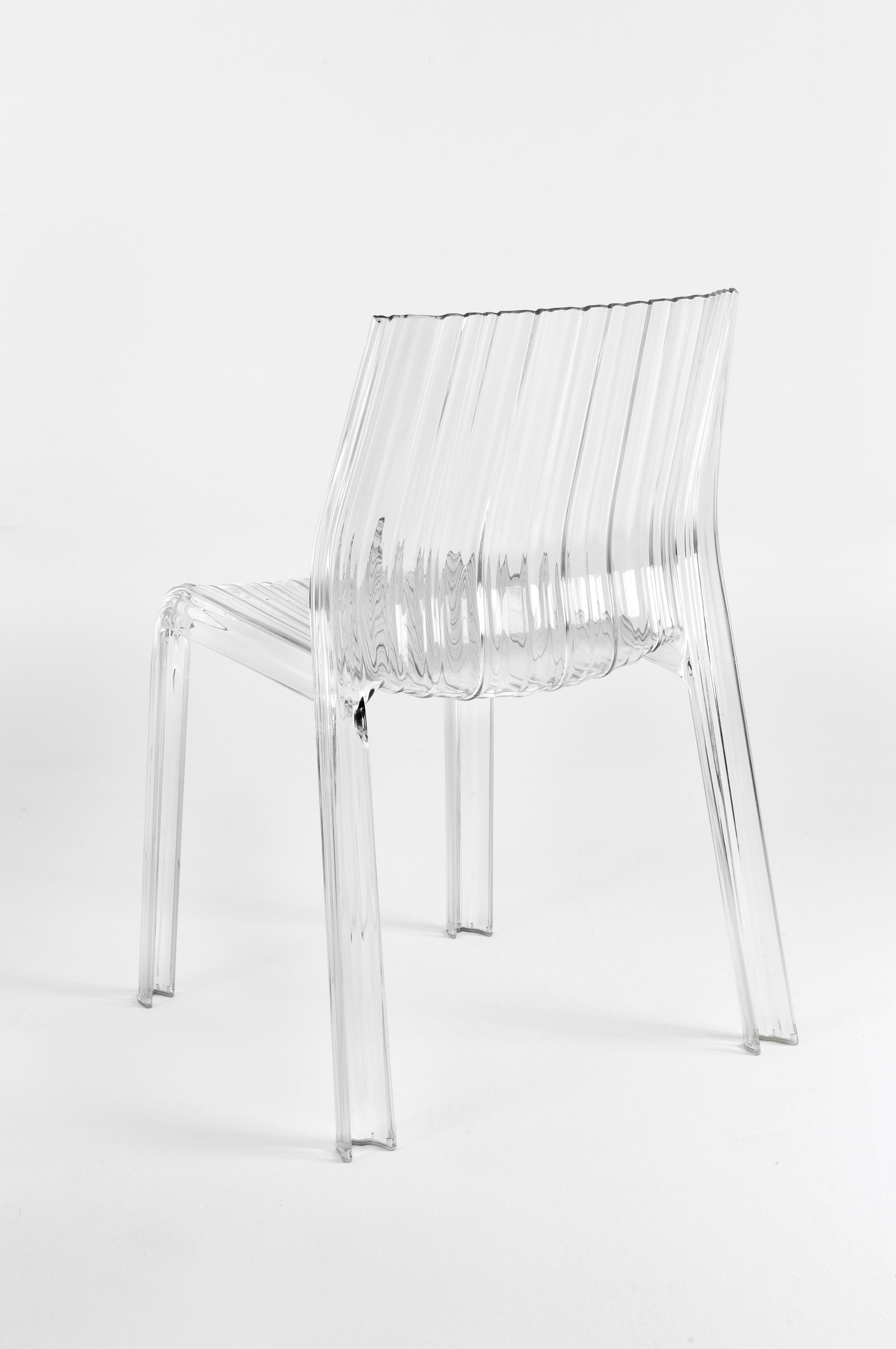 Kartell Frilly Chair in Crystal by Patricia Urquiola In New Condition In Brooklyn, NY