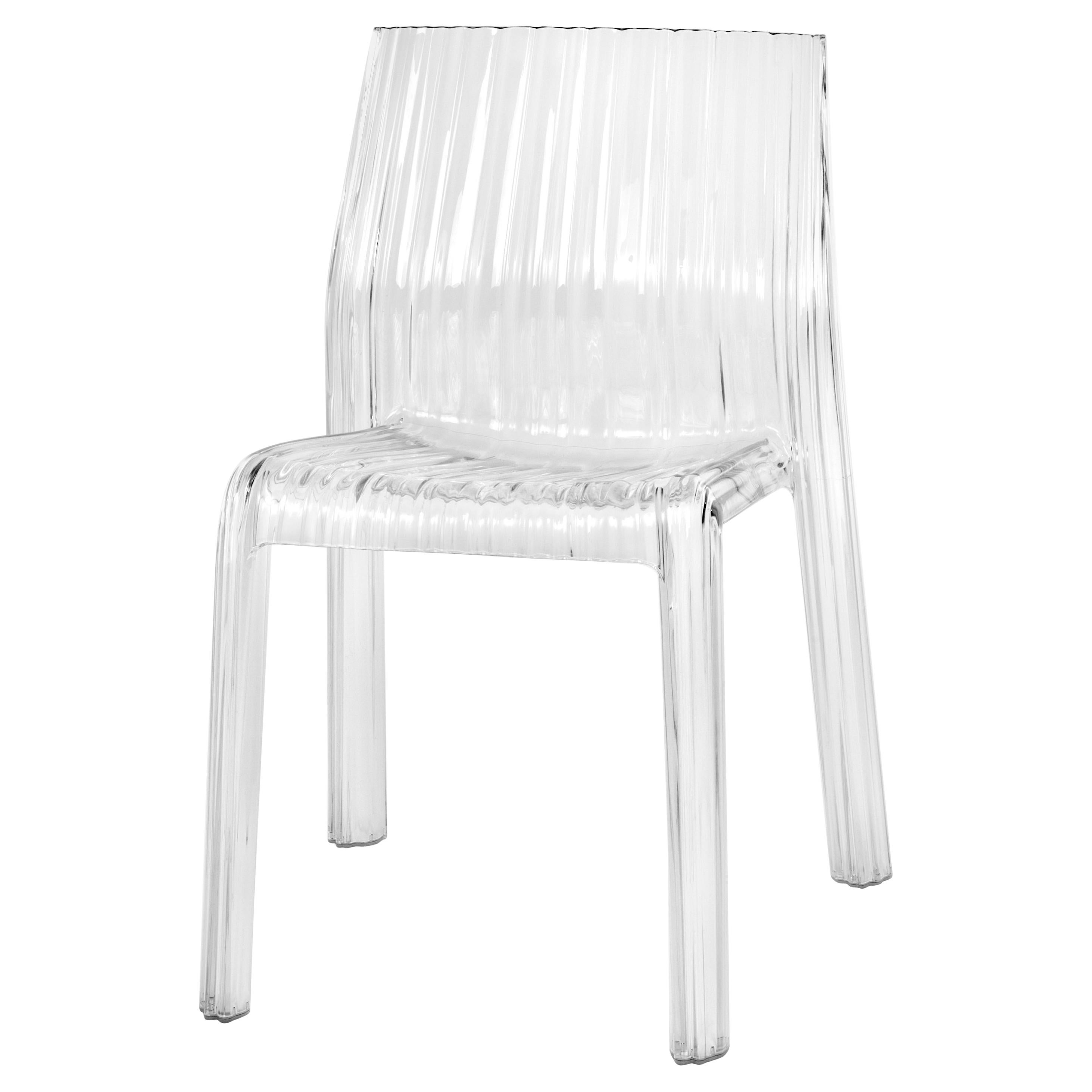 Kartell Frilly Chair in Crystal by Patricia Urquiola