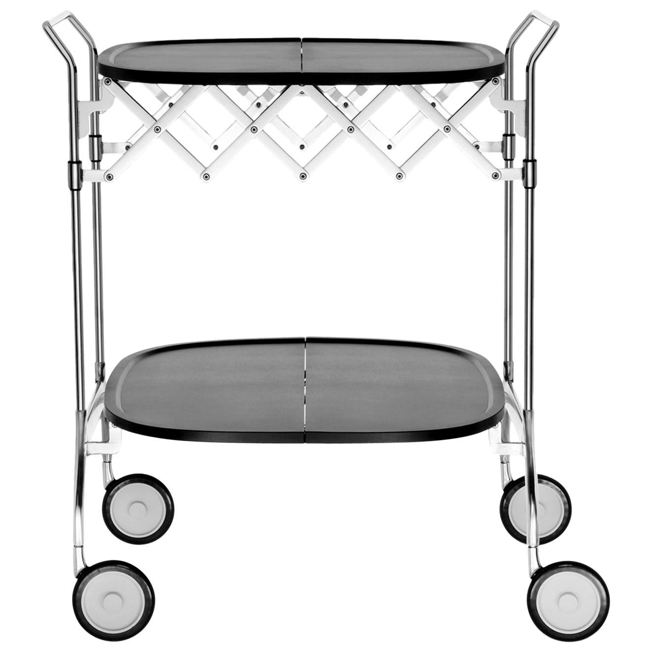 Kartell Gastone Trolley in Black by Antonio Citterio & Oliver Löw For Sale