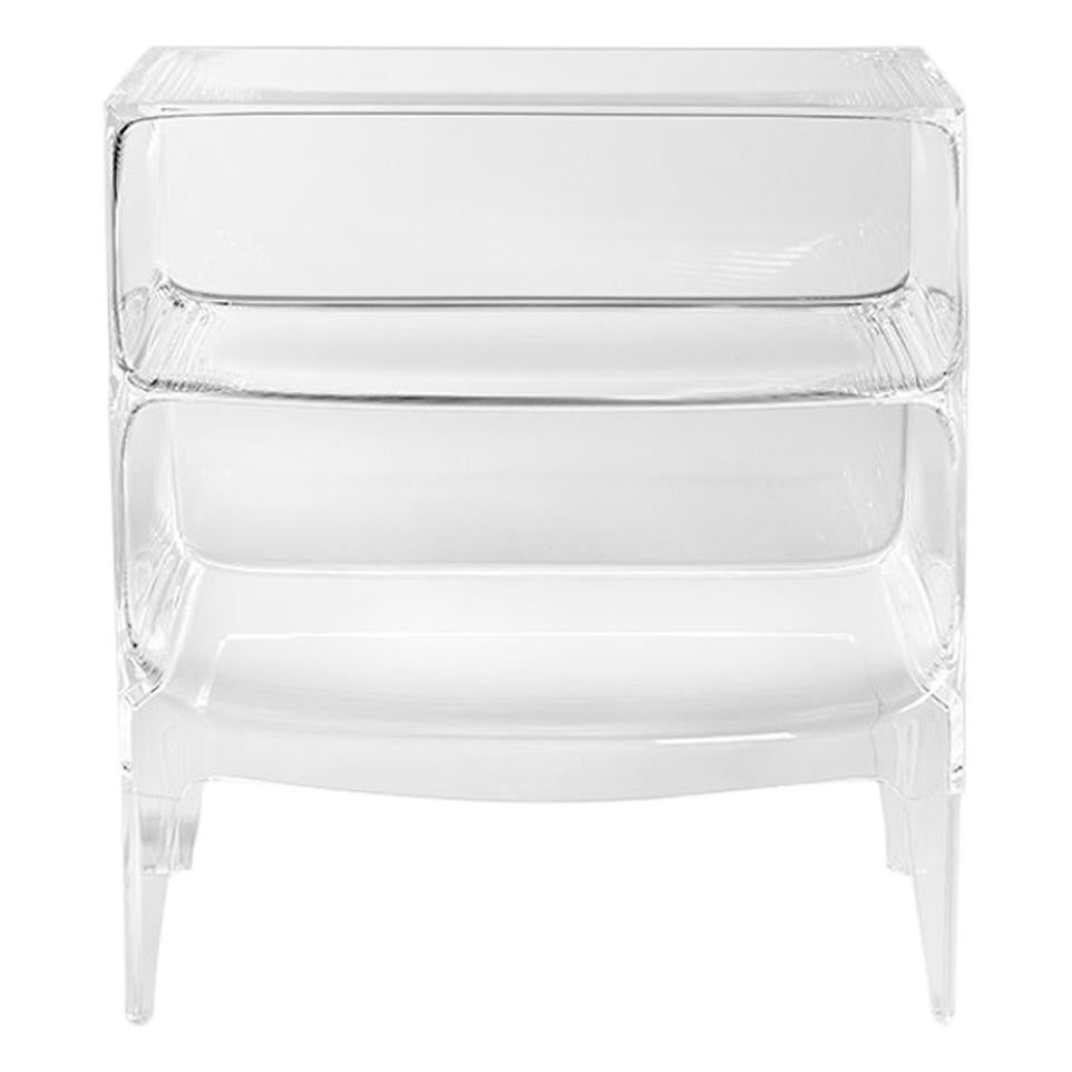 Kartell Ghost Buster Commode in Crystal by Philippe Starck & Eugeni Quitllet For Sale