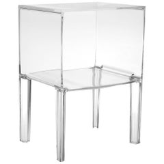 Kartell Ghost Buster Nightstand in Crystal by Philippe Starck & Eugeni Quitllet