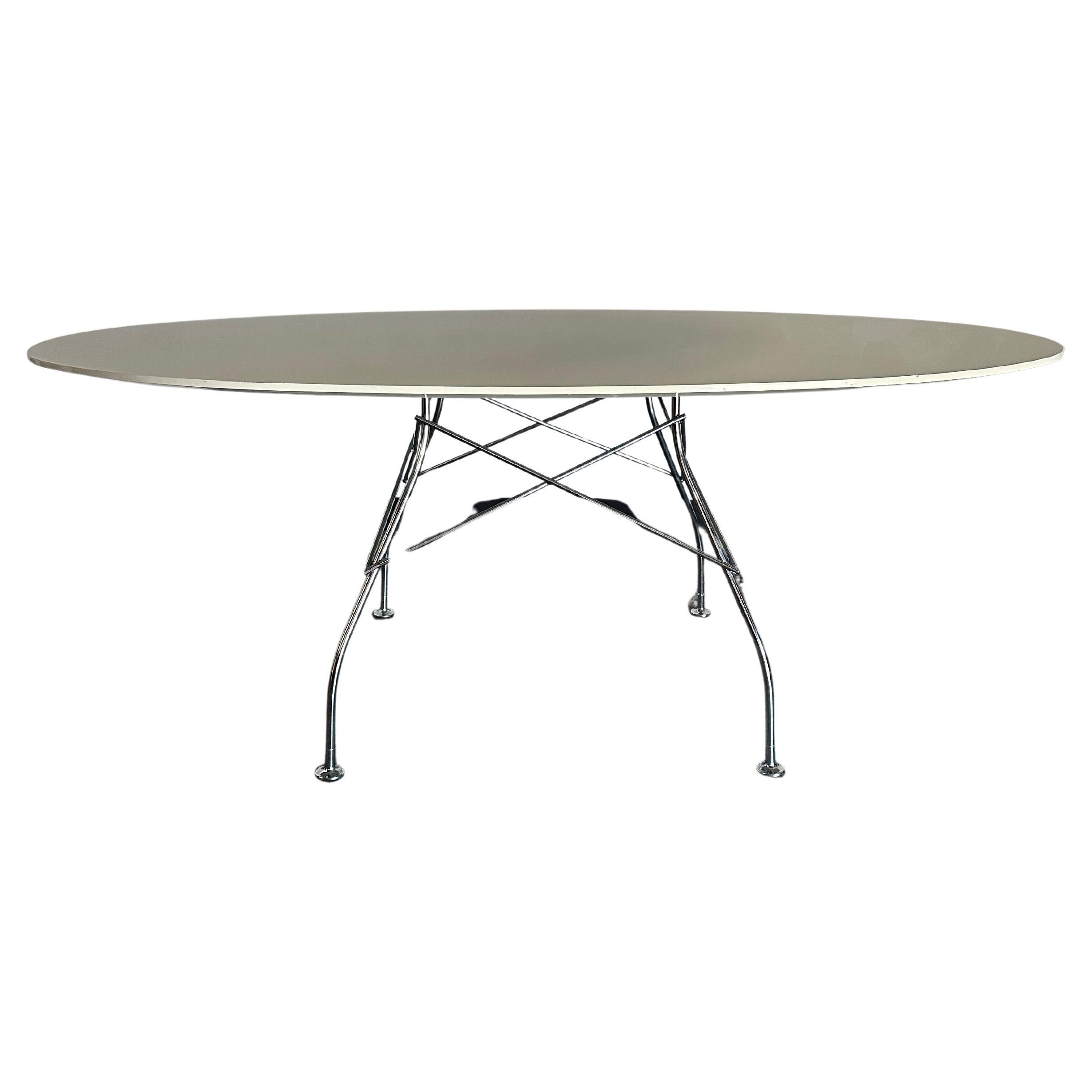 Kartell Glossy Oval Dining Table