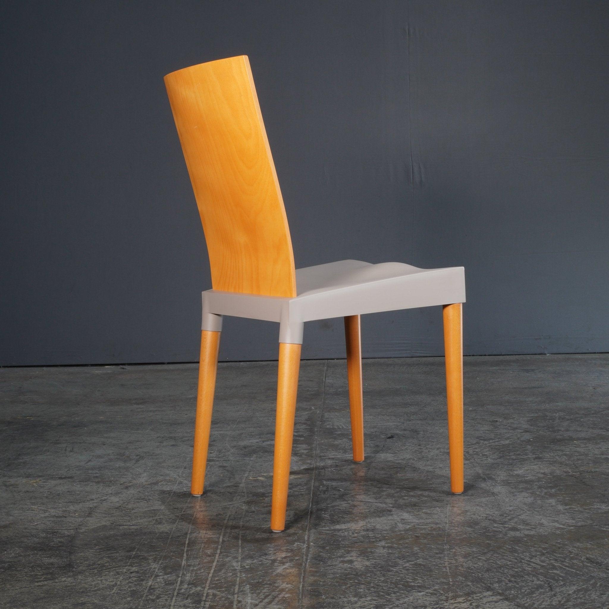 Kartell Grey Miss Trip Dining Chair by Philippe Starck For Sale 2