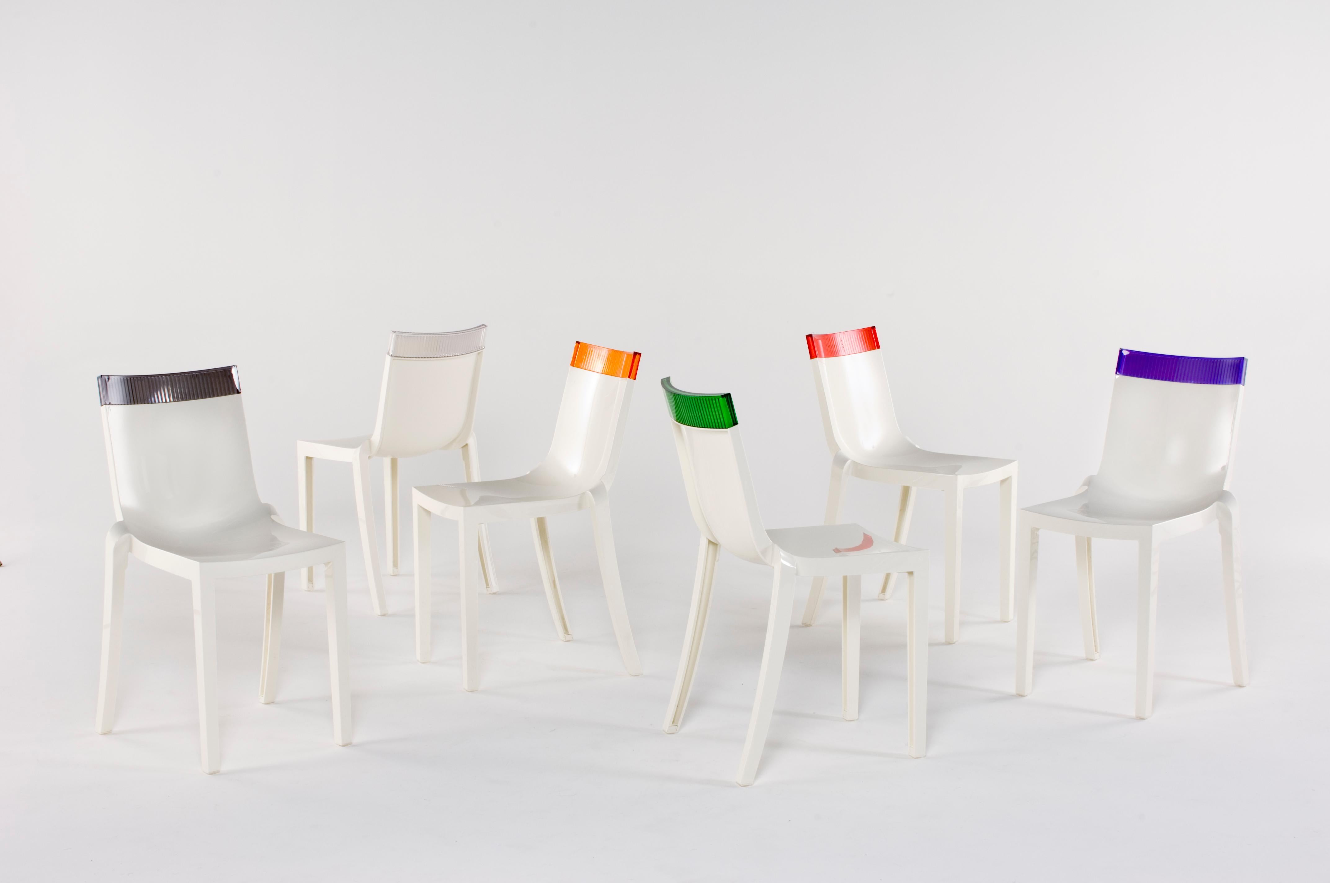 Set di 2 sedie Kartell Hi-Cut in nero di Philippe Starck con Eugeni Quitllet In condizioni Nuovo in vendita a Brooklyn, NY