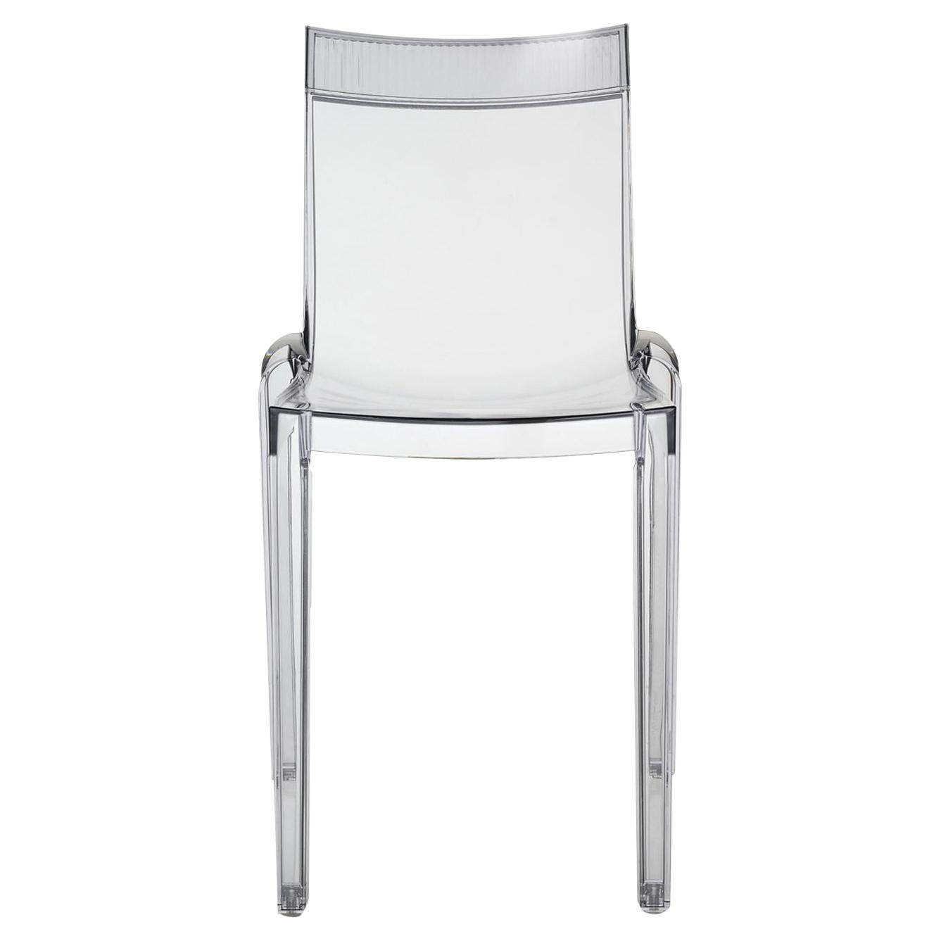 Kartell Hi-Cut Chair in Crystal by Philippe Starck with Eugeni Quitllet