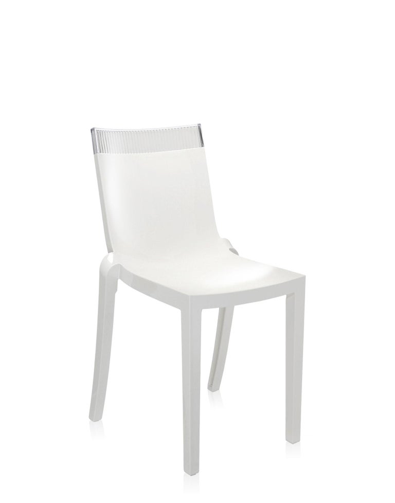 Kartell HiCut Chair in White by Philippe Starck with Eugeni Quitllet