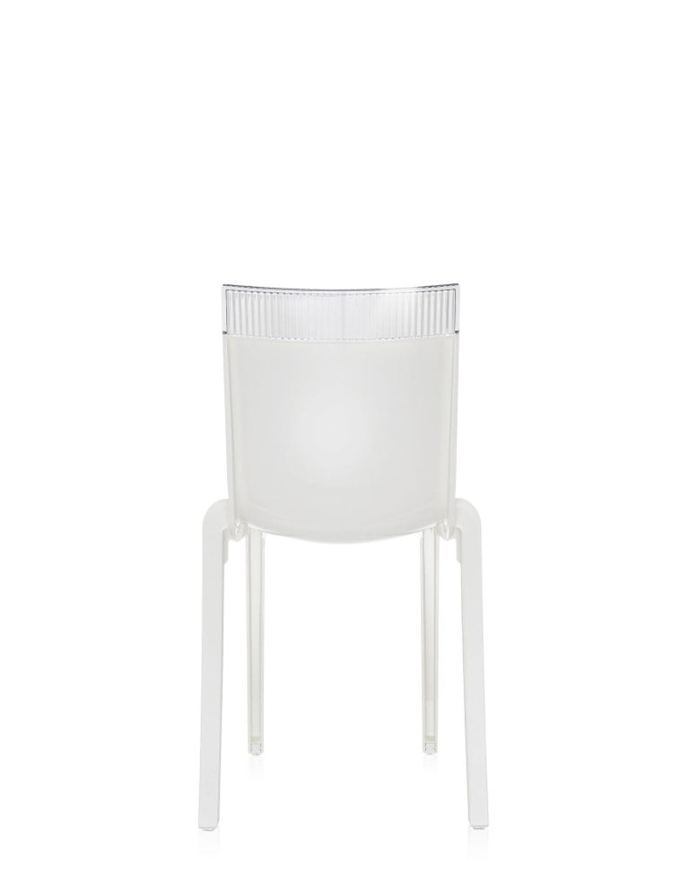 Kartell HiCut Chair in White by Philippe Starck with Eugeni Quitllet