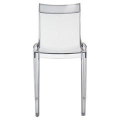 Kartell Hi-Cut Transparent Chair by Philippe Starck with Eugeni Quitllet