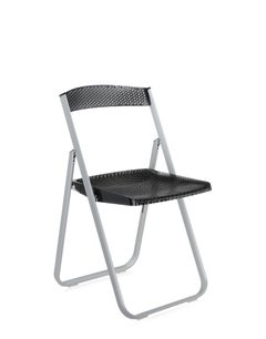Kartell Honeycomb Folding Chair in Smoke Grey by Alberto Media