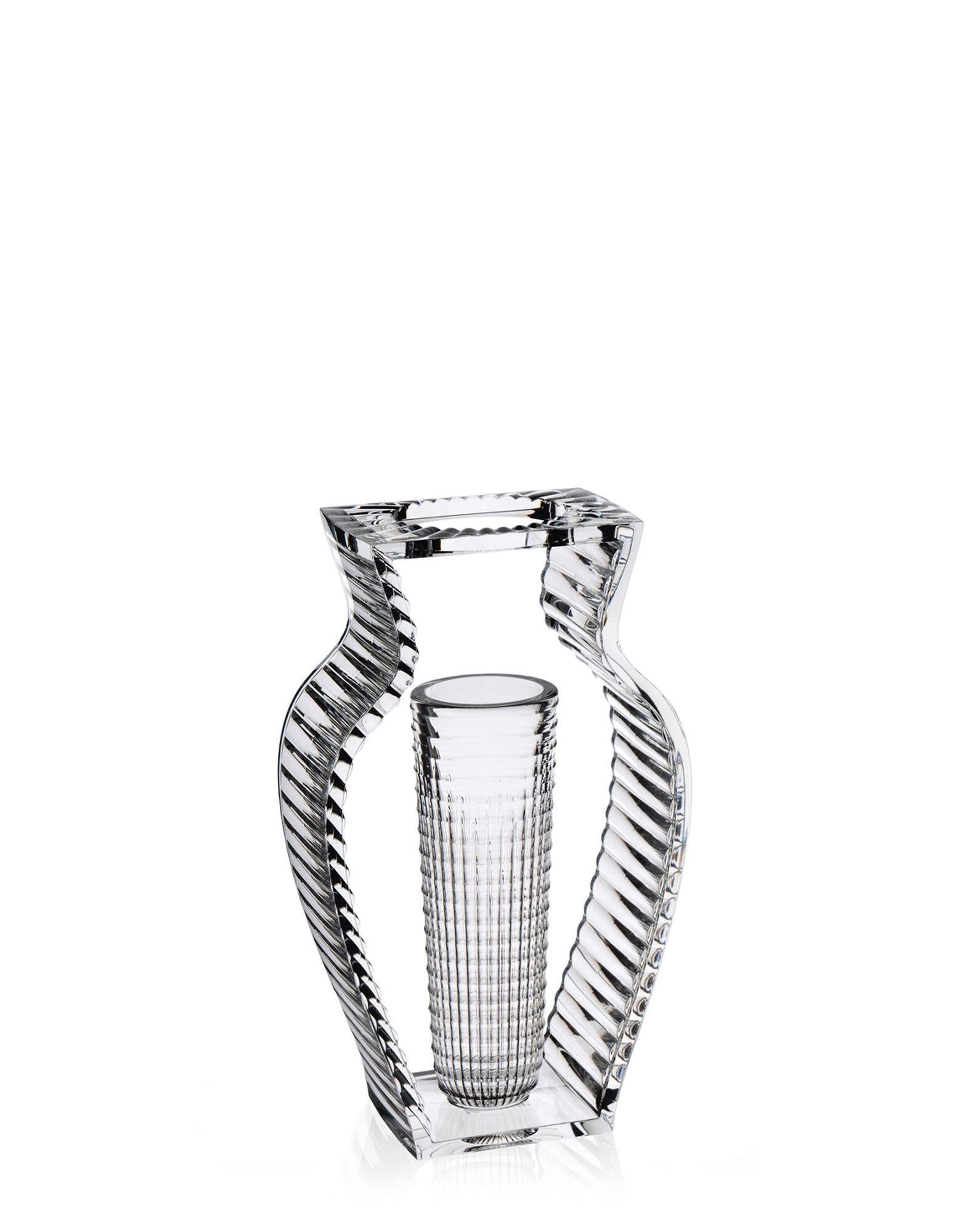 Moderne Vase Kartell I Shine en cristal d'Eugeni Quitllet