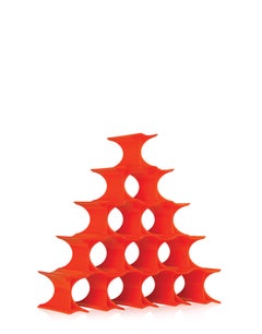 Kartell Infinity Modular Bottle-Holder in Orange by Ron Arad