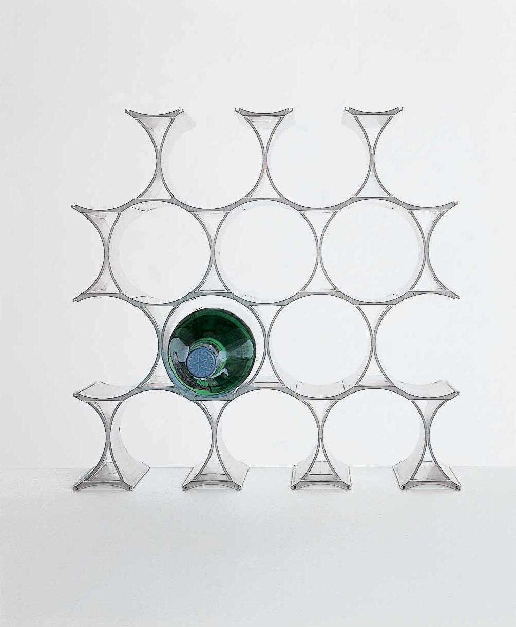 Kartell Infinity Modularer Flaschenhalter in Weiß von Ron Arad (Moderne) im Angebot