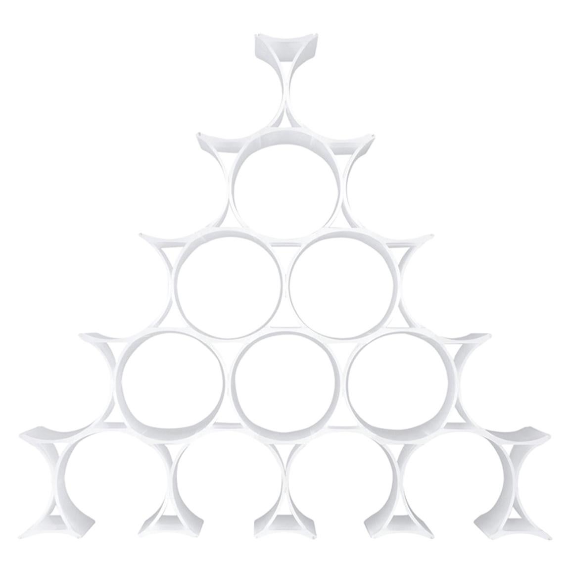 Porte-bouteilles modulaire Kartell Infinity blanc en blanc de Ron Arad