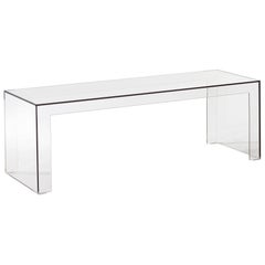 Kartell Invisible Side Table in Crystal by Tokujin Yoshioka