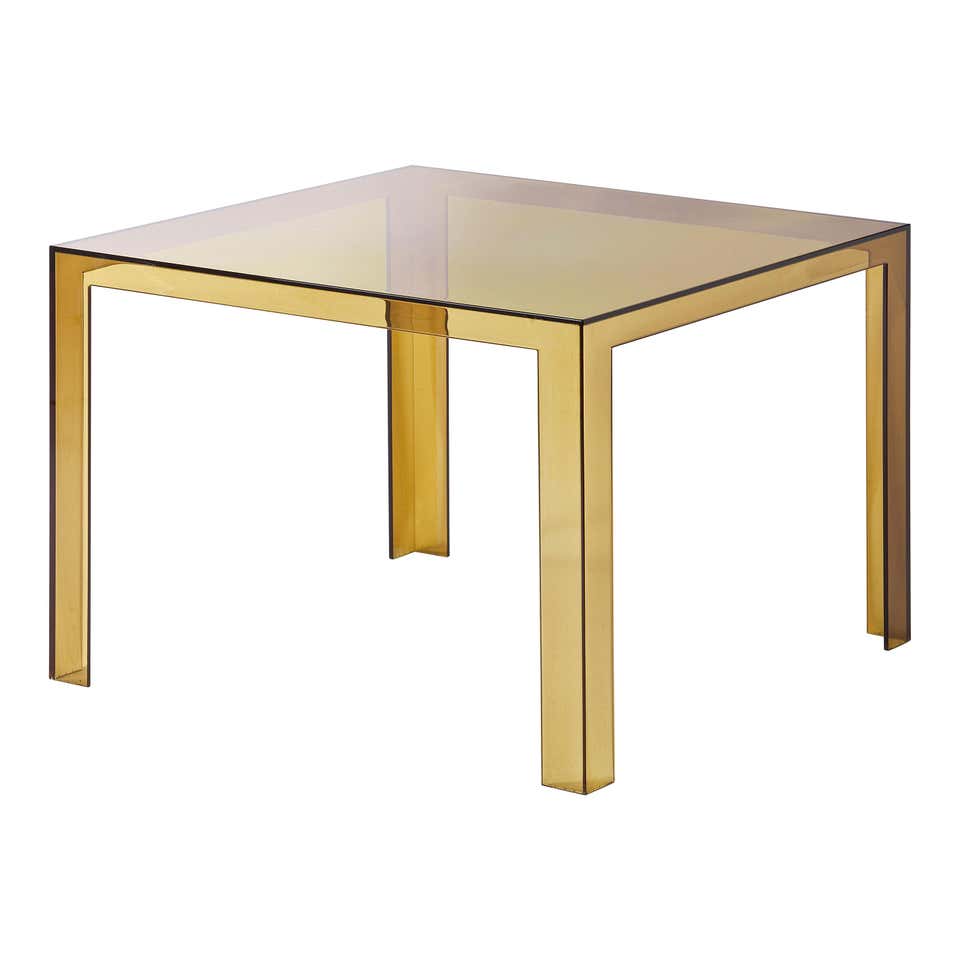 Kartell Invisible Square Table in Seaweed Green by Tokujin Yoshioka at ...