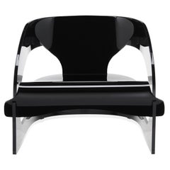 Silla Kartell Joe Colombo en negro by Joe Colombo