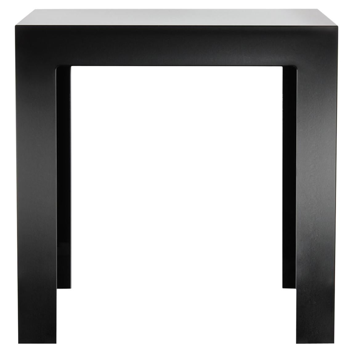 Kartell Jolly Side Table in Glossy Black by Paolo Rizzatto