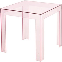 Kartell Jolly Side Table in Pink by Paolo Rizzatto