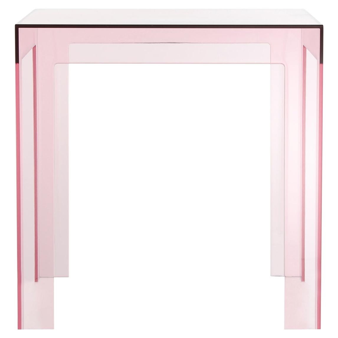 Kartell Jolly Side Table in Pink by Paolo Rizzatto For Sale
