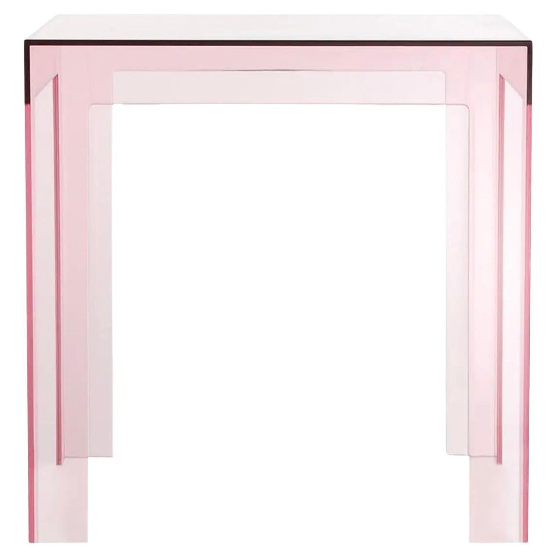 Kartell Jolly Side Table in Pink by Paolo Rizzatto