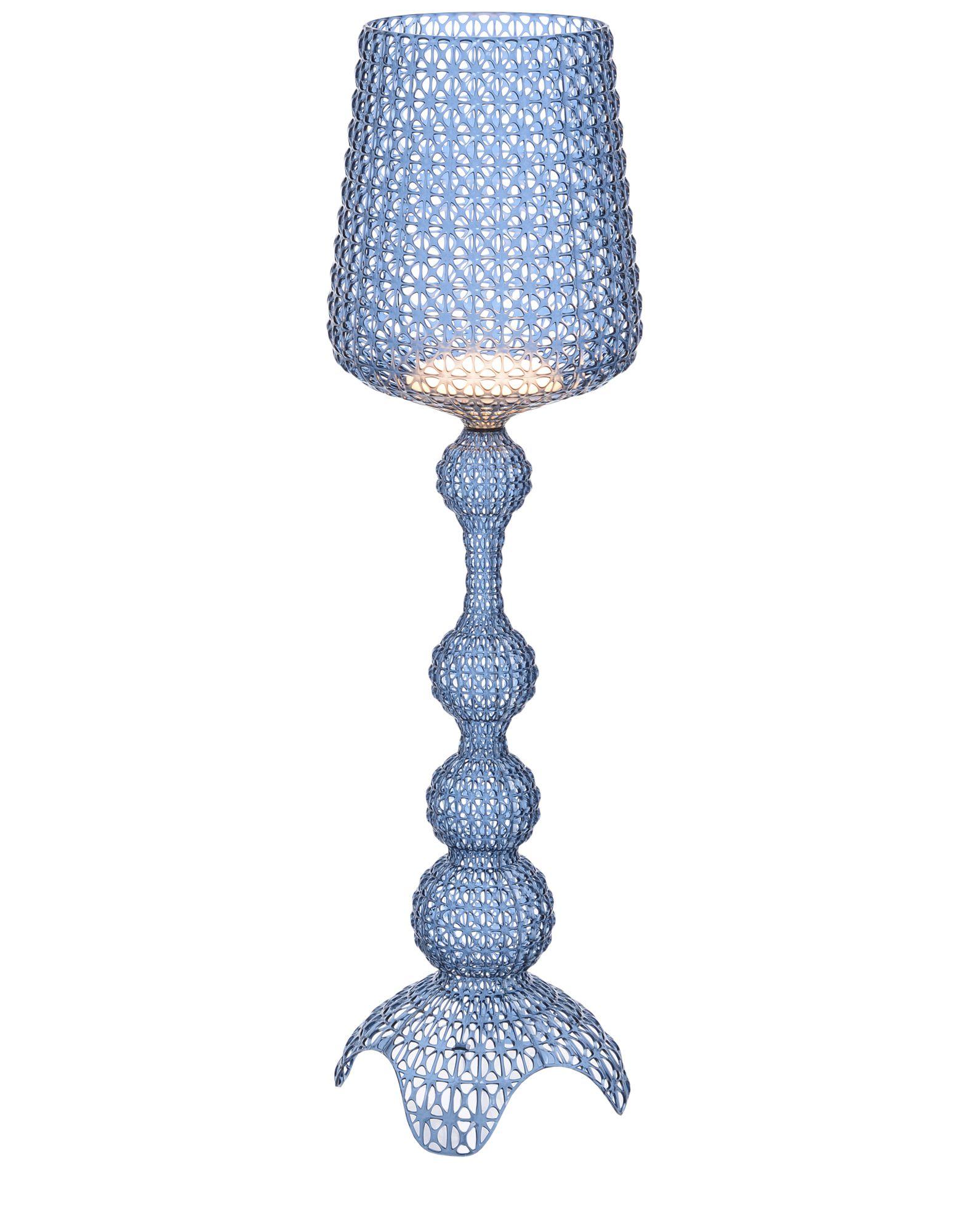 The Kabuki floor lamp is injection molded. The sophisticated injection technology used makes it possible to crate a woven structure similar to lace with a unique perforated surface through which the light is diffused.

Dimensions: Height 65.33