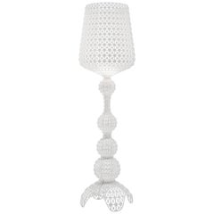 Lampadaire Kartell Kabuki blanc en blanc par Ferruccio Laviani