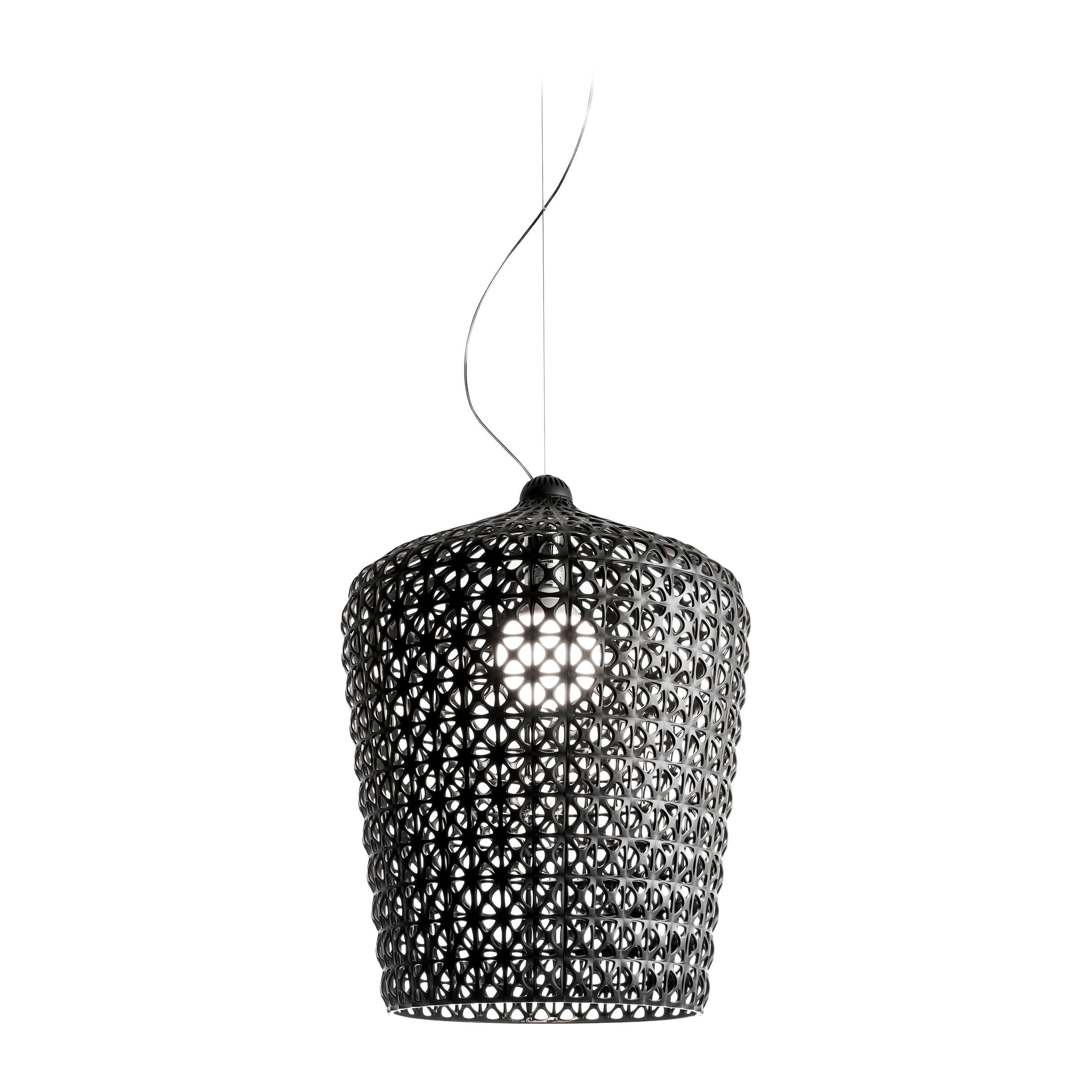 Kartell Kabuki Pendant Light in Black by Ferruccio Laviani For Sale