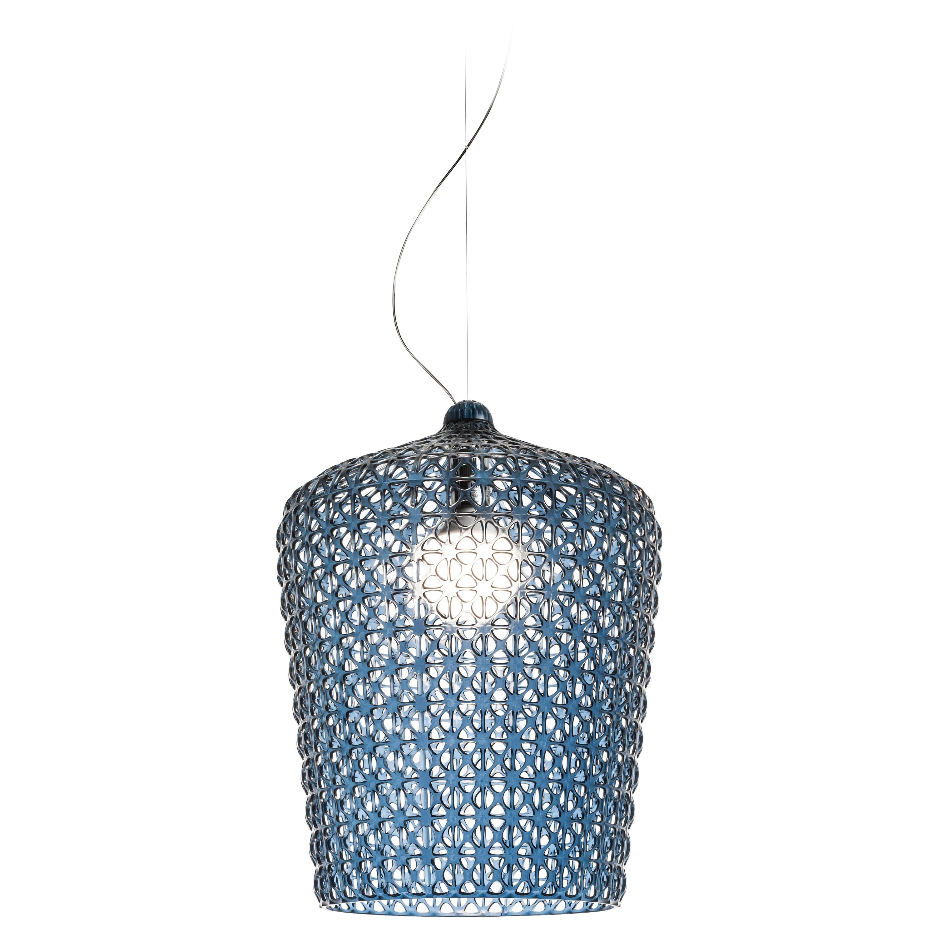 Kartell Kabuki Pendant Light in Blue by Ferruccio Laviani For Sale