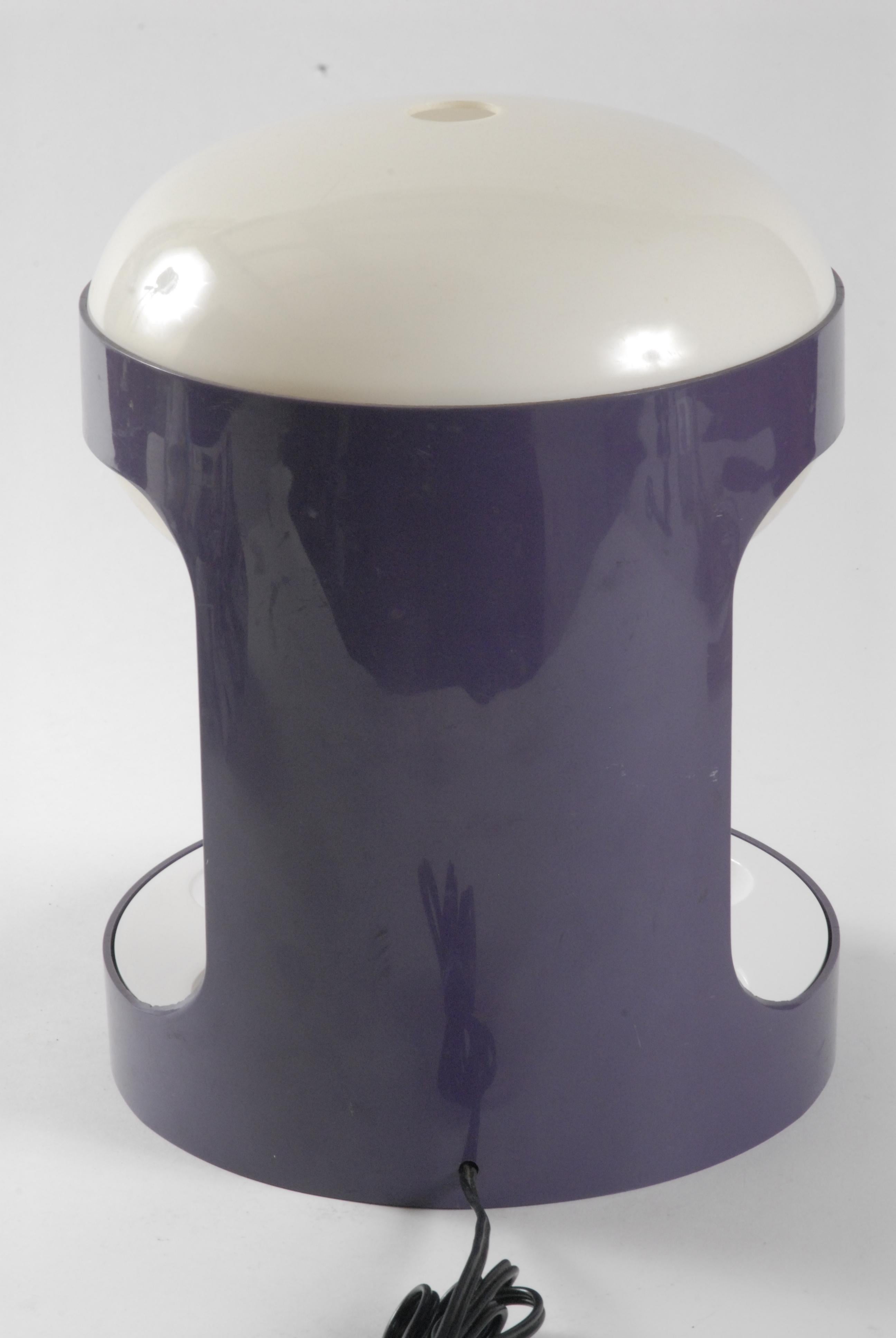 Kartell KD29-Schreibtischleuchte Joe Colombo um 1970 Lila (Australisch) im Angebot