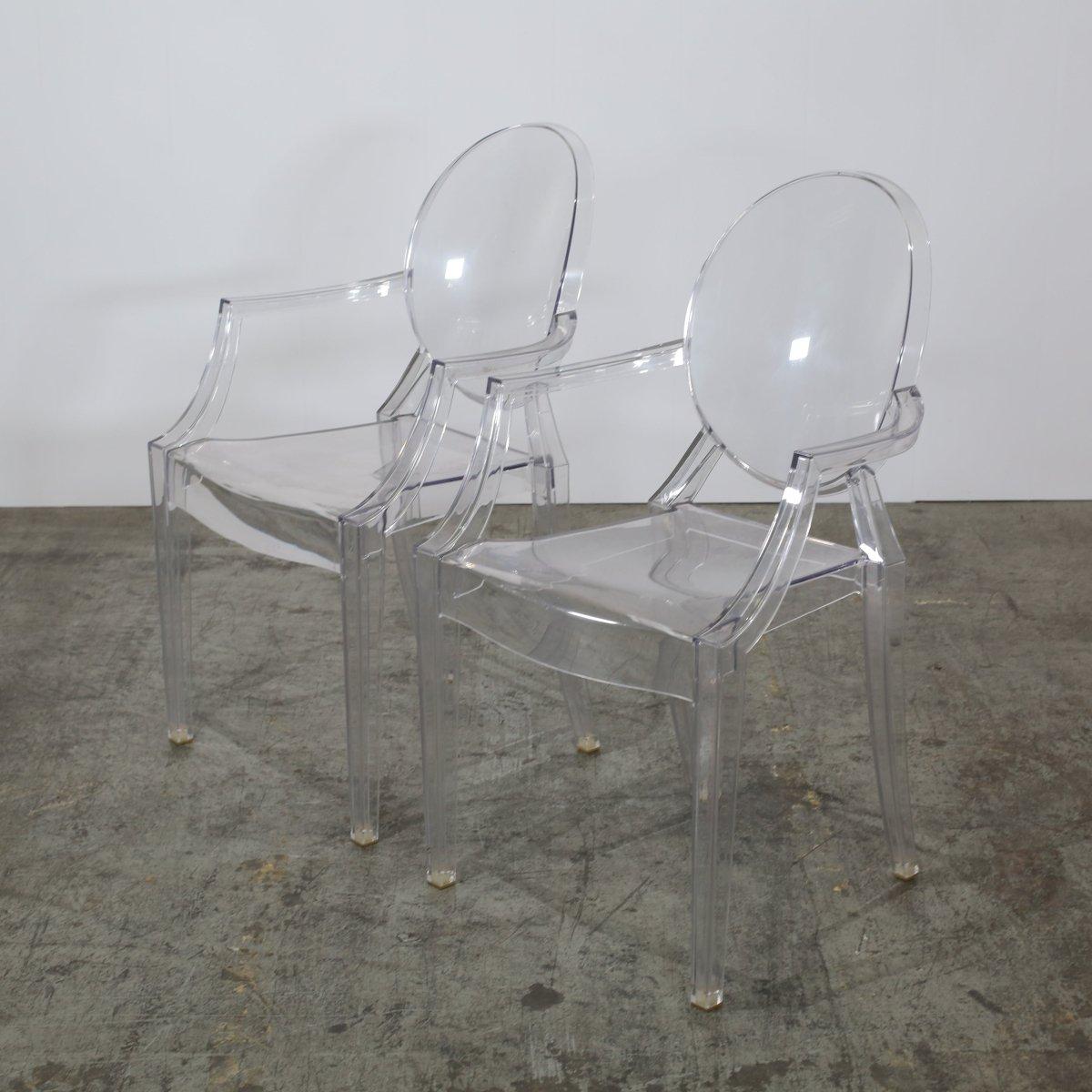 20th Century Kartell La Marie Chairs by Philippe Starck, Set of Two For Sale