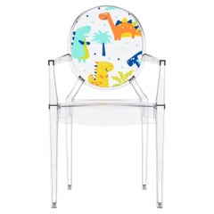 Kartell Lou Lou Children's Ghost Chair in Crystal Dinosaurs by Philippe Starck
