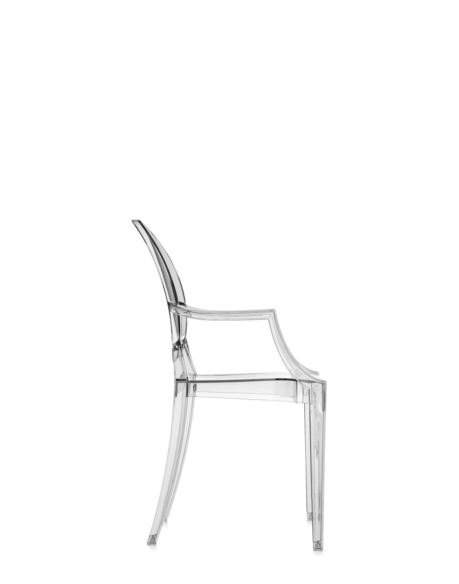 Modern Kartell Lou Lou Children's Ghost Chair in Crystal by Philippe Starck For Sale