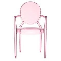 Kartell Lou Lou Children's Ghost Chair in Pink by Philippe Starck