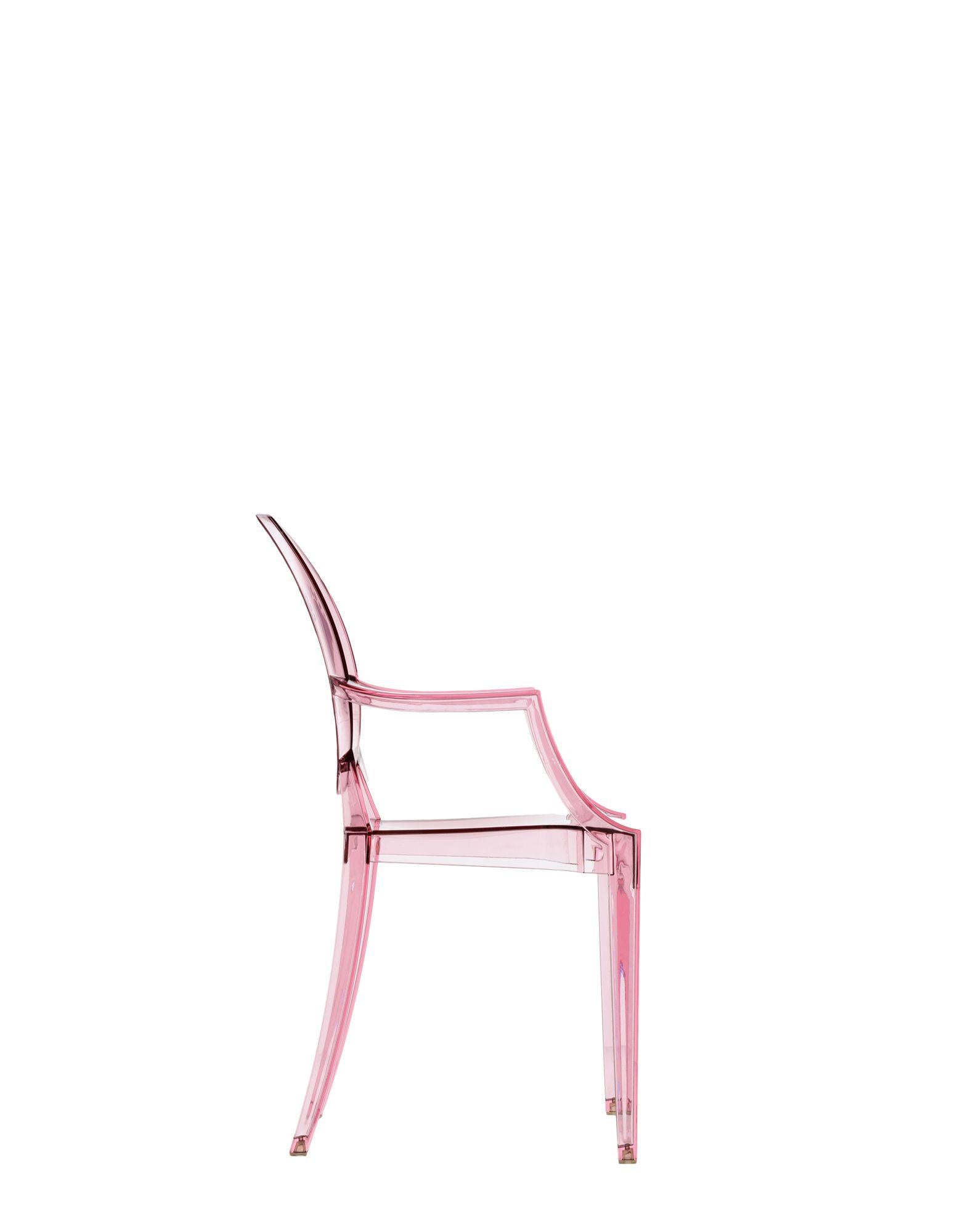 Moderne Chaise fantôme Kartell Lou pour enfants en rose « It''s a Girl » de Philippe Starck en vente
