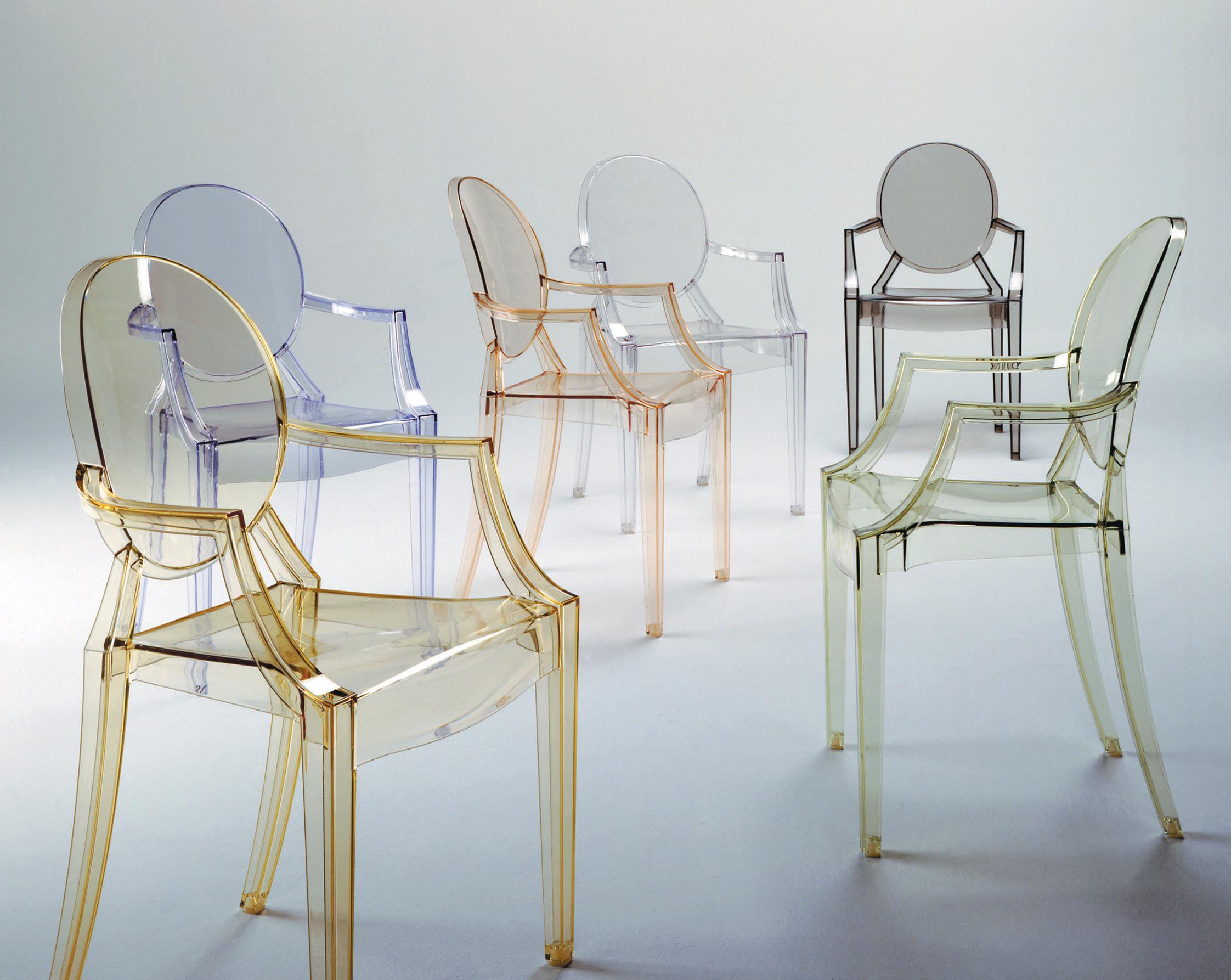 Kartell Lou Kinder-Ghost-Sessel in Meeresblau von Philippe Starck 5