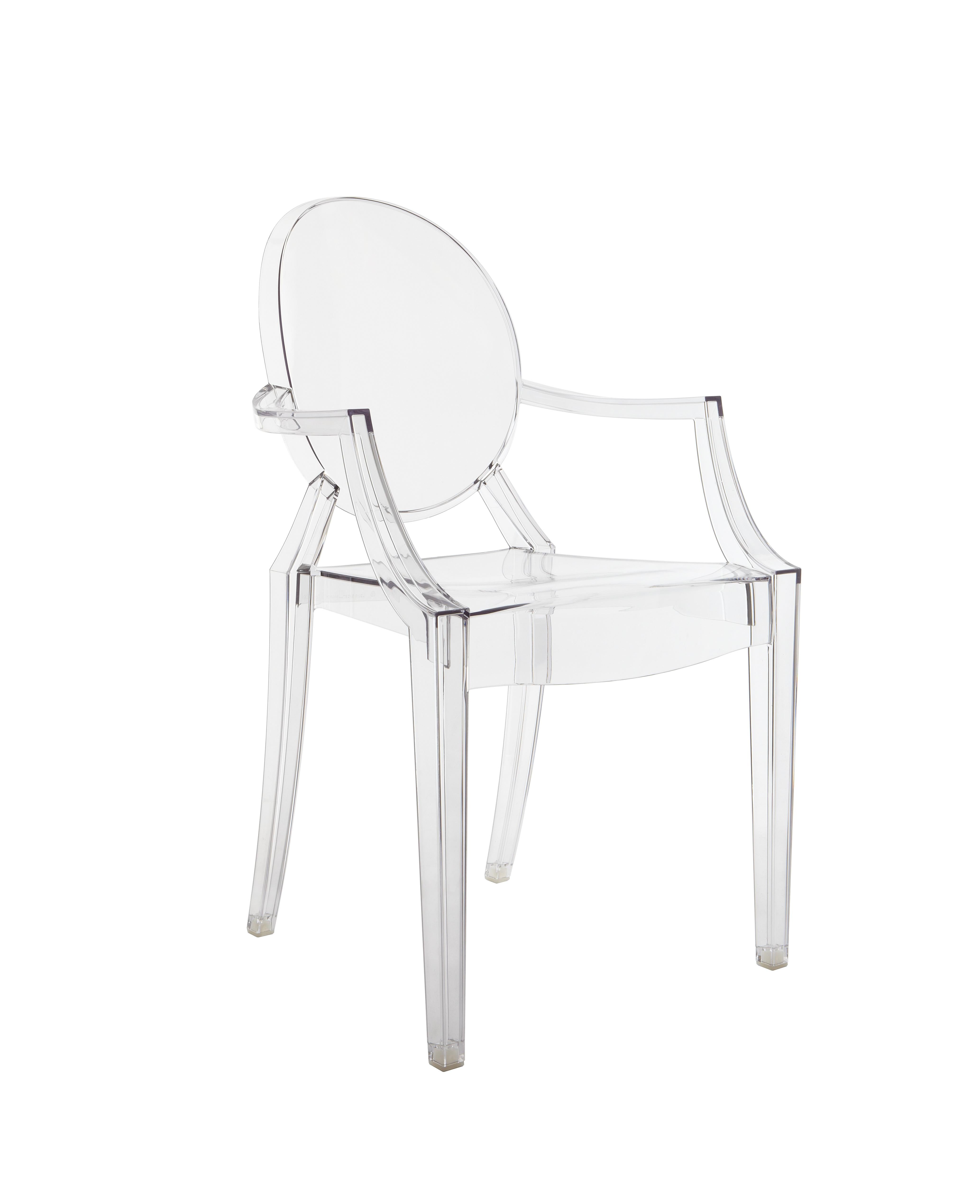 Following the runaway success of Louis Ghost, we’ve created a “baby” version of the famous Starck chair. Lou Lou Ghost inherits its “paternal” Classic lines, material, indestructibility and ergonomics and teaches little ones how to use a pint-sized