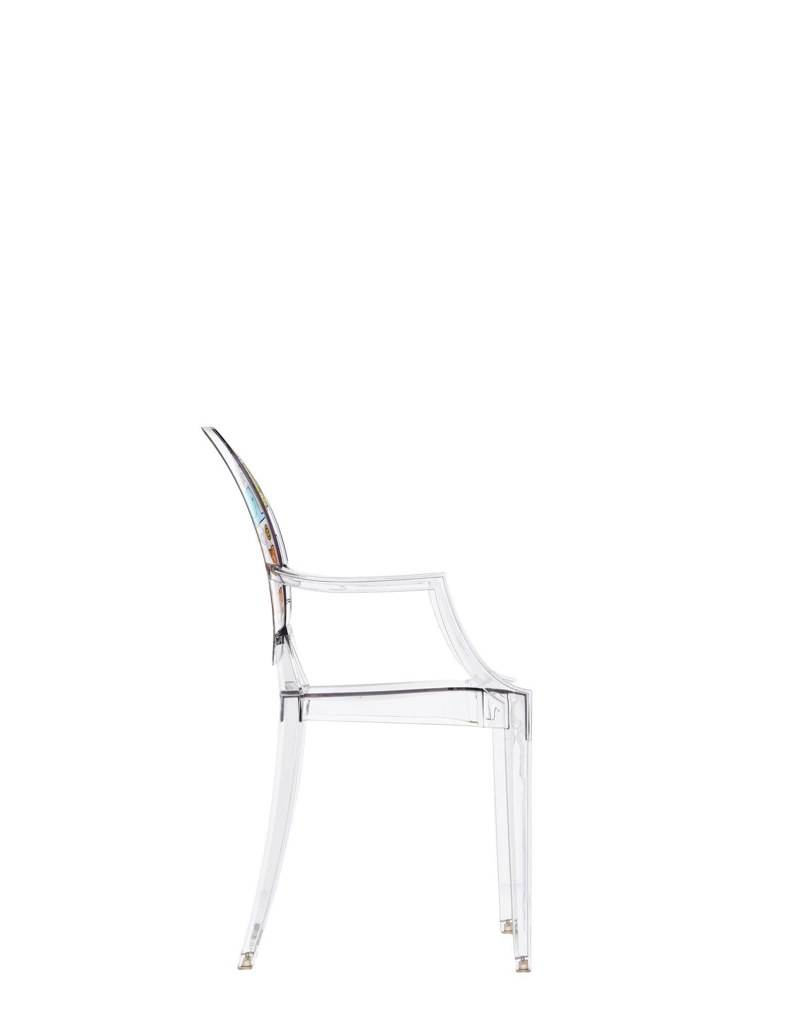 Kartell Lou Kinder-Ghost-Stuhl in Kristallzeichnungen von Philippe Starck (Moderne) im Angebot