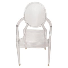 Kartell Chaise d'enfant Ghost Vintage Lou Lou Plastique Cristal Philippe Starck