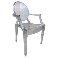 Kartell Louis Ghost Armchair by Philippe Starck, Clear Polycarbonate