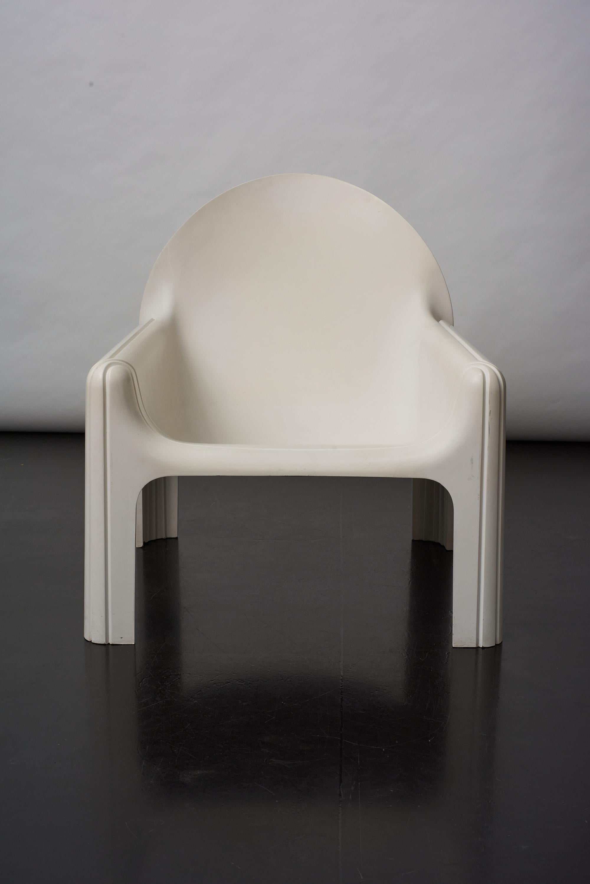 Space Age Kartell Lounge Chair 4794 Designed by Gae Aulenti, 1974