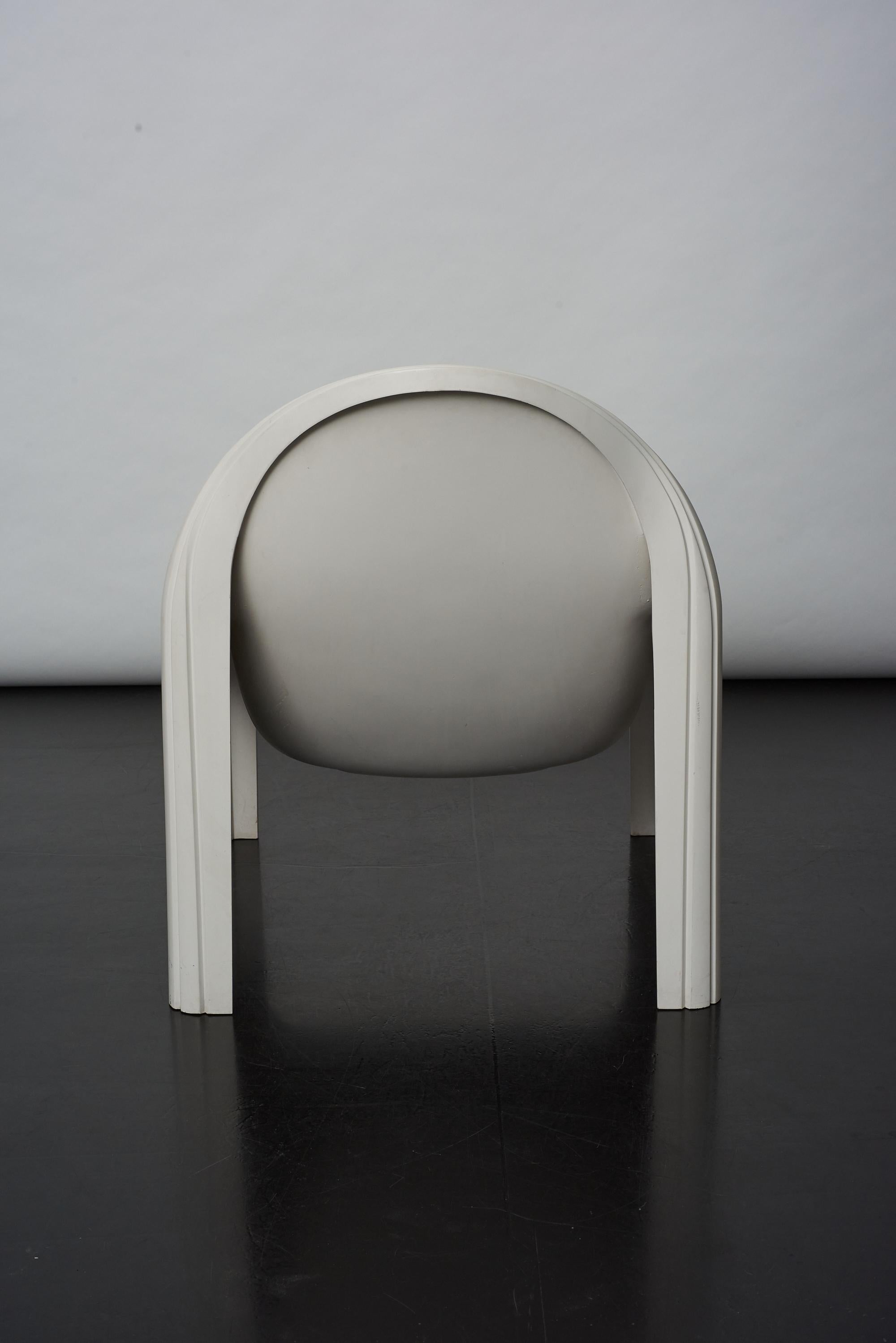 Kartell Lounge Chair 4794 Designed by Gae Aulenti, 1974 In Good Condition In Athens, Attiki