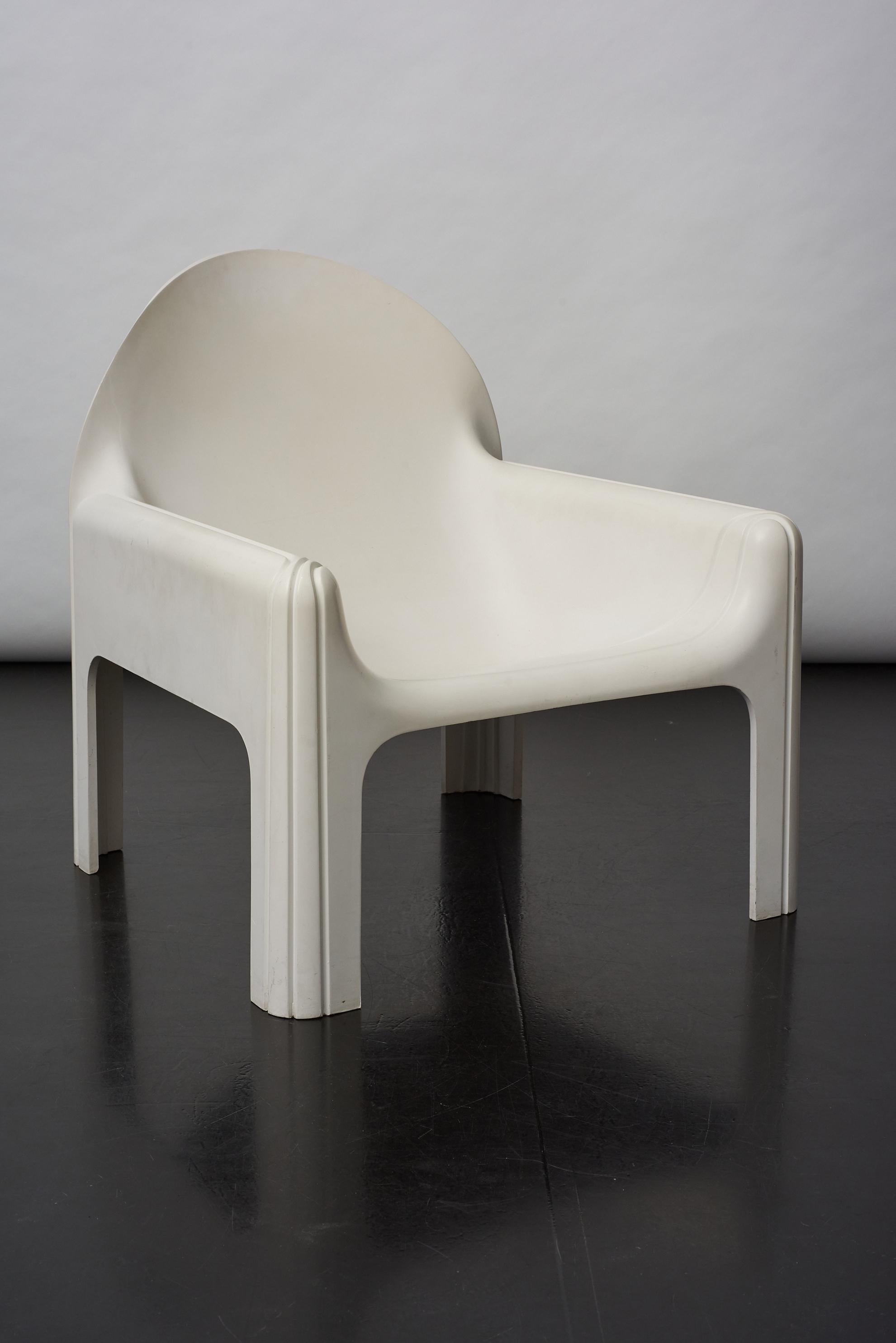 Late 20th Century Kartell Lounge Chair 4794 Designed by Gae Aulenti, 1974