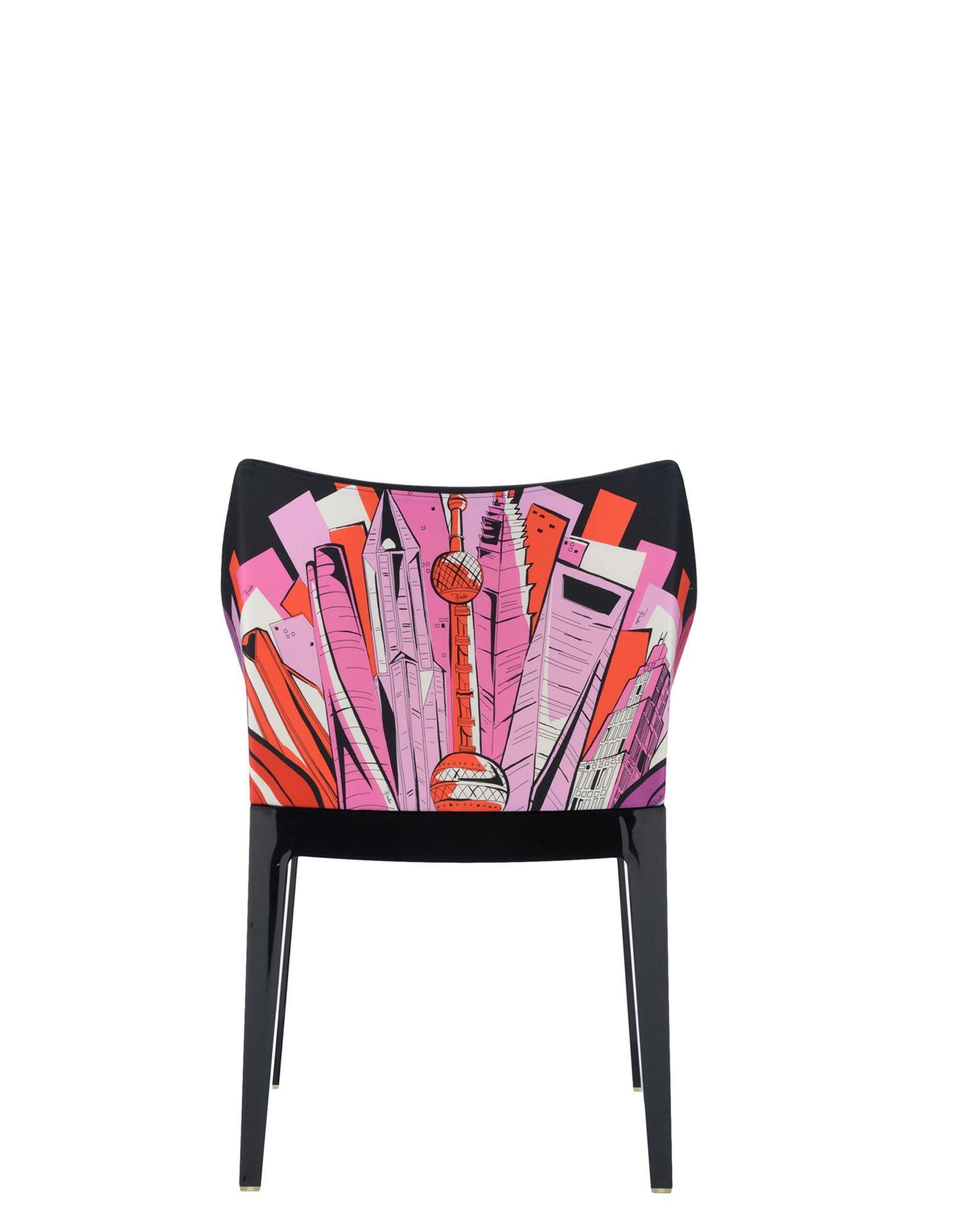 Kartell Madame Chair in Shanghai Print by Philippe Starck 