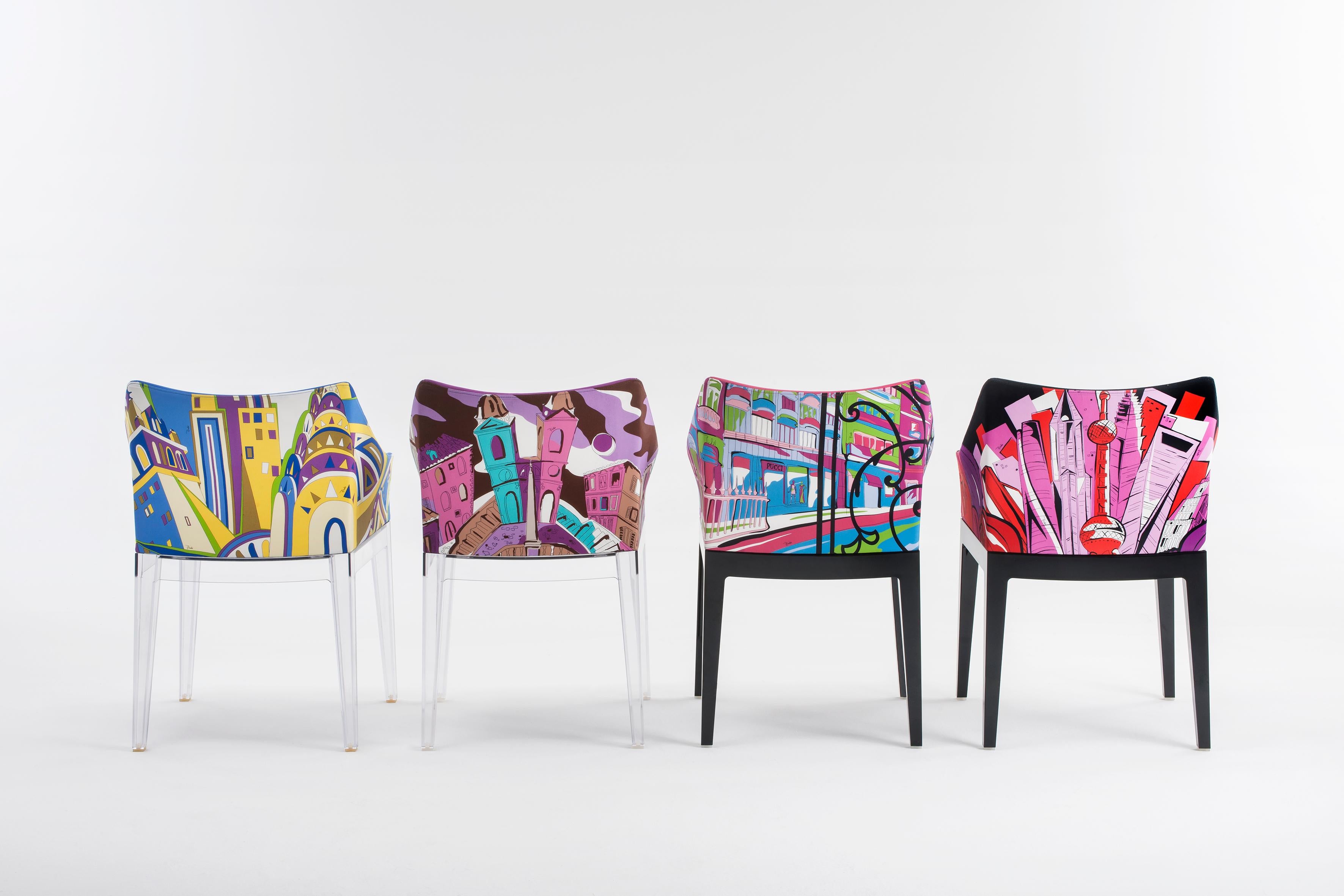Italian Kartell Madame Chair in Shanghai Print by Philippe Starck  For Sale