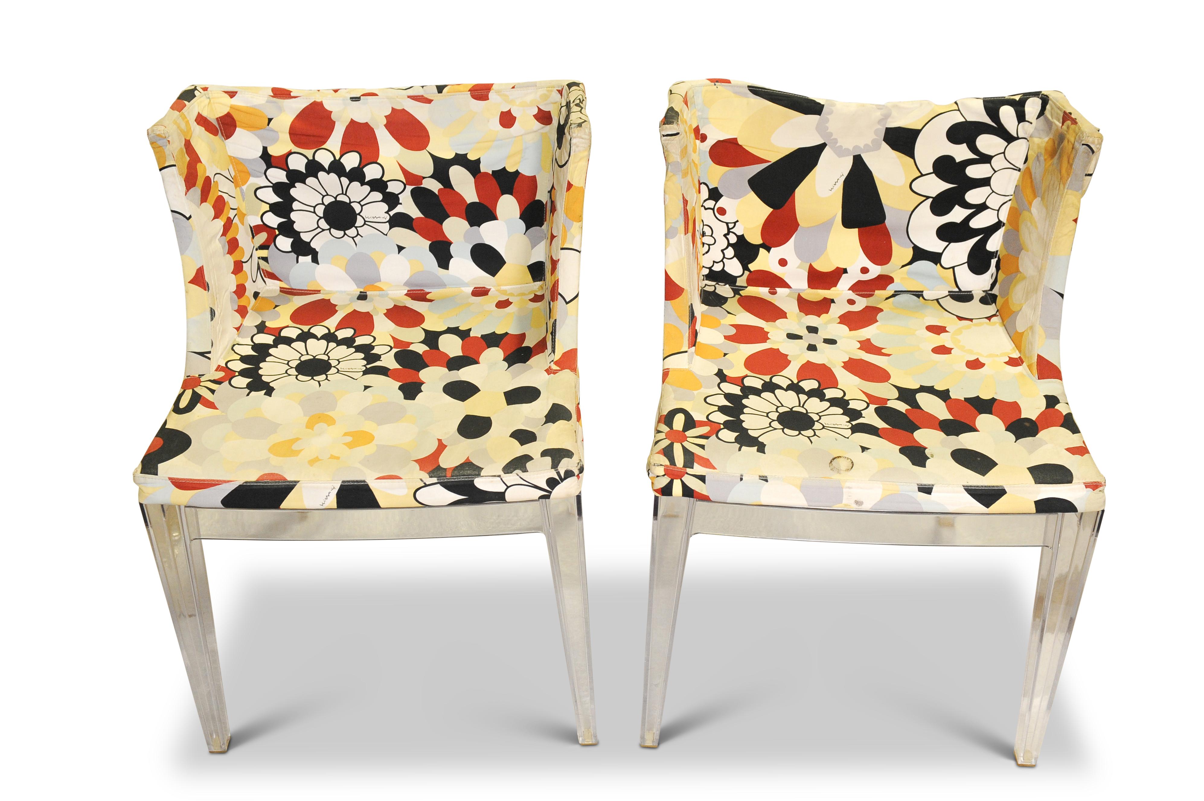 Kartell Mademoiselle « A La Mode » Missoni Sketches Chair en Lucite Philippe Starck État moyen - En vente à Reading, Berkshire