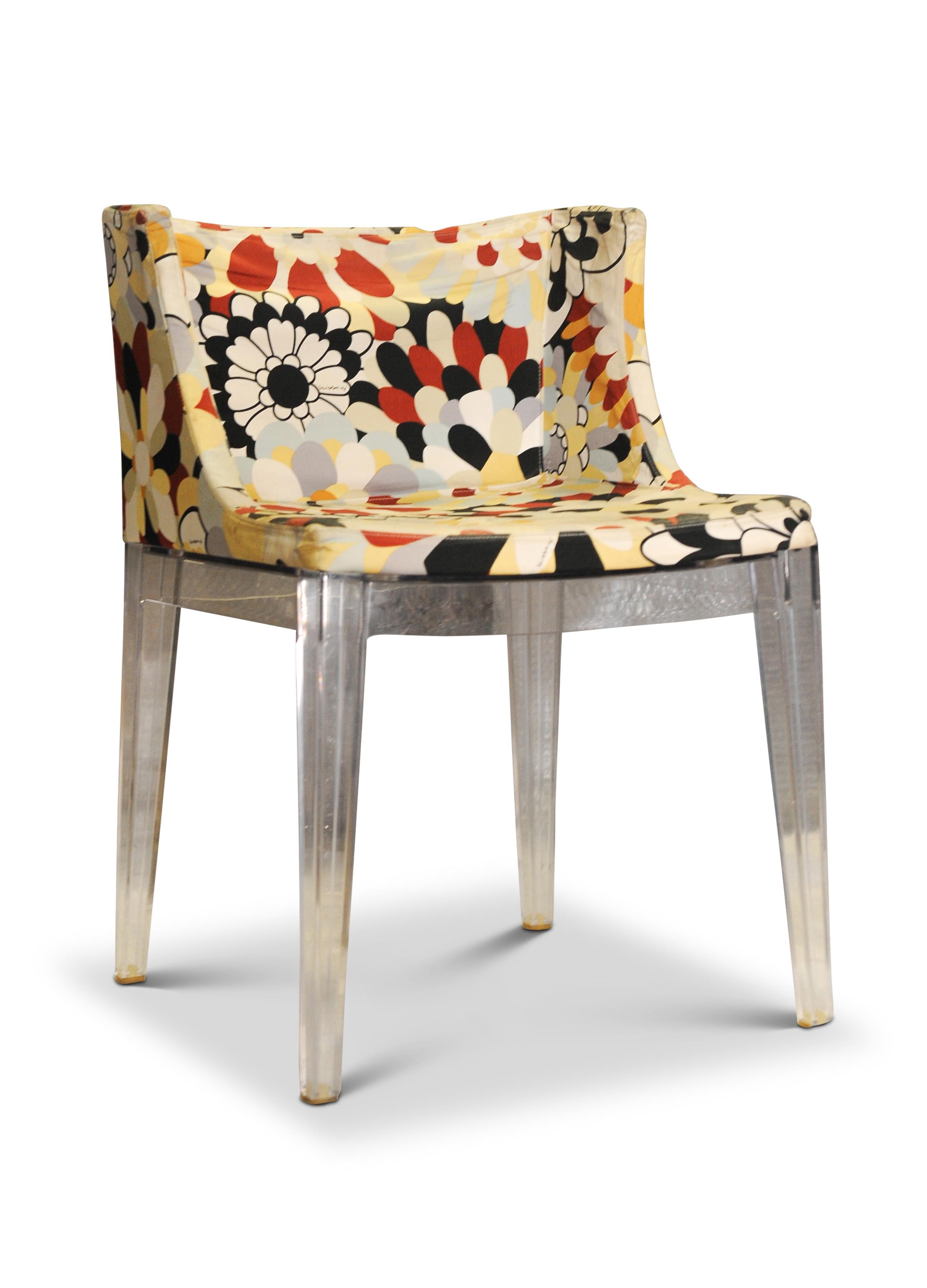 Kartell Mademoiselle « A La Mode » Missoni Sketches Chair en Lucite Philippe Starck en vente 4