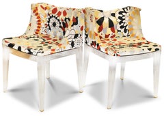 Kartell Mademoiselle "A La Mode" Missoni Sketches Lucite Chair Philippe Starck