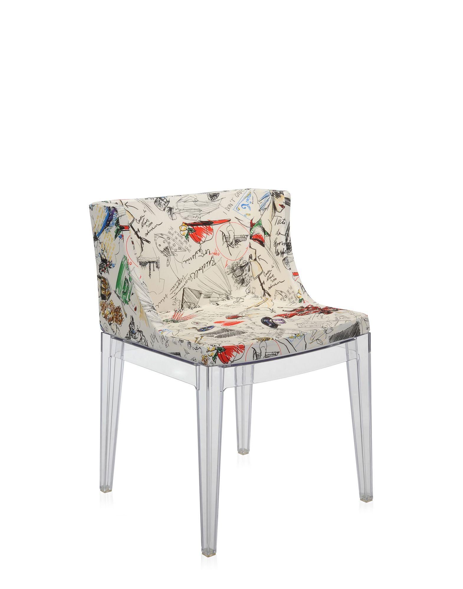 italien Chaise à croquis Moschino « A La Mode » de Kartell Mademoiselle par Philippe Starck en vente